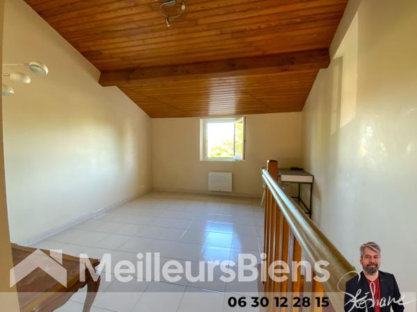 Jonzac centre maison 40 m² 1 chambre avec garage et jardin arrière
