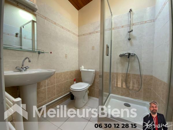 Jonzac centre maison 40 m² 1 chambre avec garage et jardin arrière
