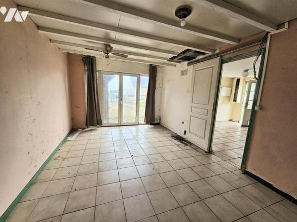 Maison avec grand terrain, garage & atelier-La Ville-aux-Bois-les-Pontavert (02160)