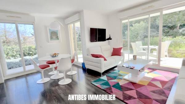 Antibes (06600) ANTIBES COMBES STANDING 3P 65M2 Piscine pool house GARAGE et Parking Privatif