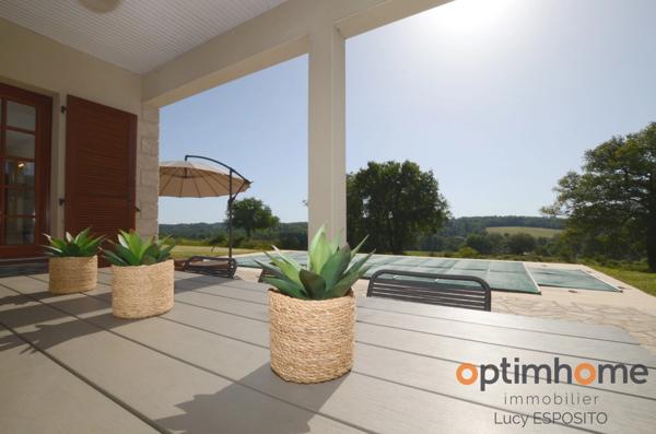 🌳 Superbe Villa Contemporaine avec Piscine et Vue Panoramique sur la Campagne – Vayres (87600) 🏡