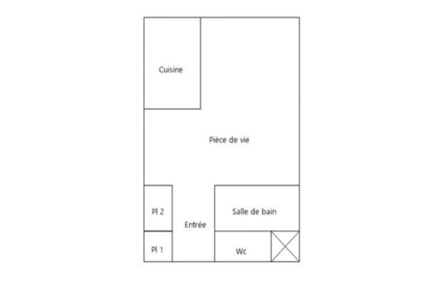 44300 NANTES - STUDIO – PARKING - CAVE - JARDIN PARTAGÉ - LOUÉ