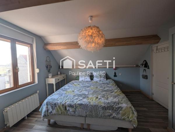 Maison individuelle 2 chambres + bureau - Grand jardin