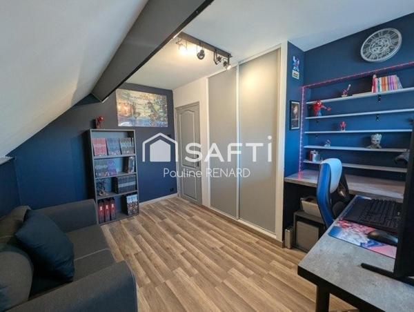 Maison individuelle 2 chambres + bureau - Grand jardin