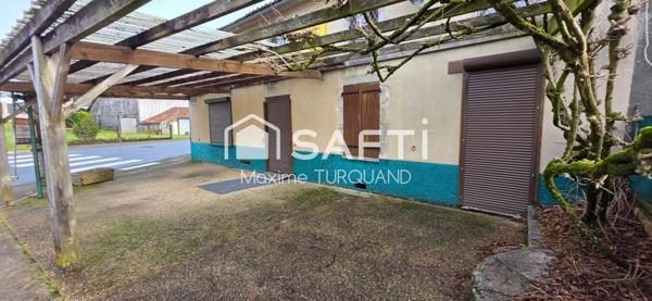 Immeuble pour investisseur ou projet commercial 290 m² comprenant 1 habitation et une surface commerciale réhabilitable en habitation.