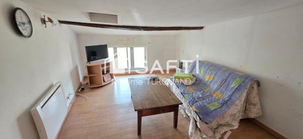 Immeuble pour investisseur ou projet commercial 290 m² comprenant 1 habitation et une surface commerciale réhabilitable en habitation.