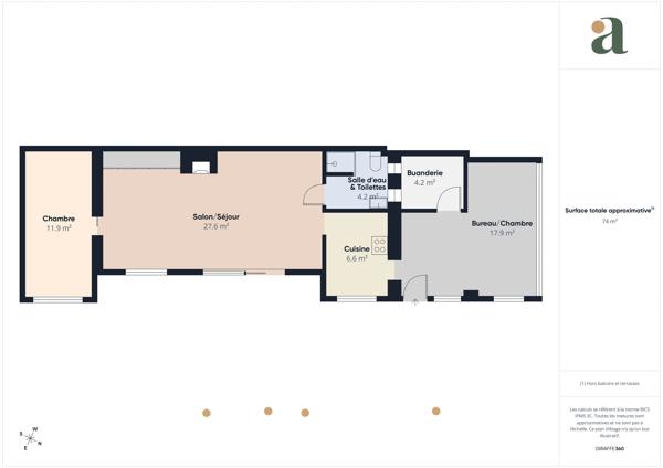 MAISON PLAIN-PIED 74M² LE CROISIC