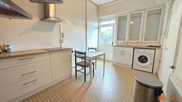 2 Appartements avec jardin privatif + 2 locaux commerciaux