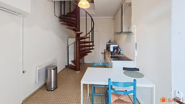 2 Appartements avec jardin privatif + 2 locaux commerciaux