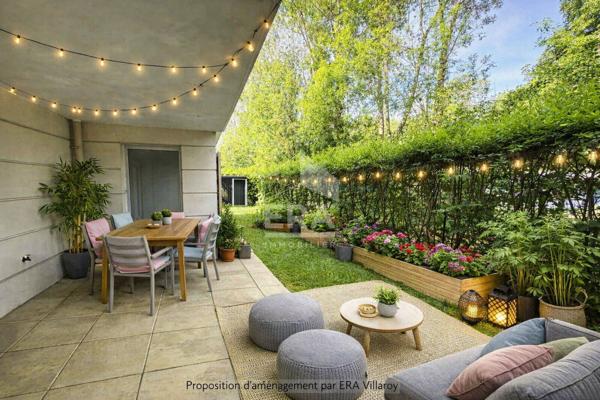 Rare à Guyancourt, 3P de 67 m² en rez-de-jardin, Jardin 99 m² , Terrasse , 2 Parkings