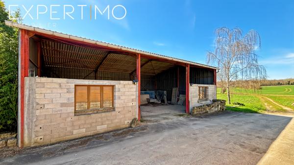 À VENDRE : Corp de ferme 230 m² habitable (possibilité d'agrandissement), 380 m² de granges et hangar 150 m²
