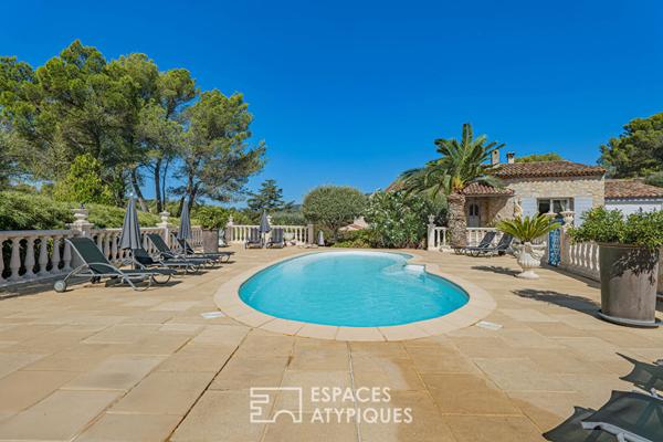 Maison de charme avec piscine et appartement indépendant sur Peymeinade