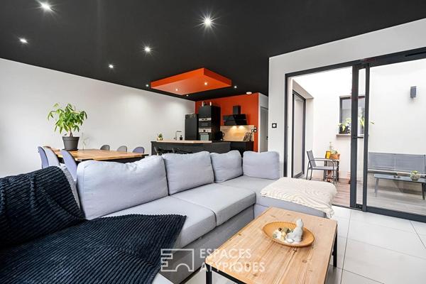 Maison de plain-pied dans un quartier calme