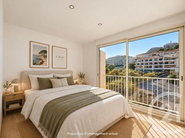 Appartement T2 à vendre  2 pièces - 43,88 m 2   CALVI  - 202