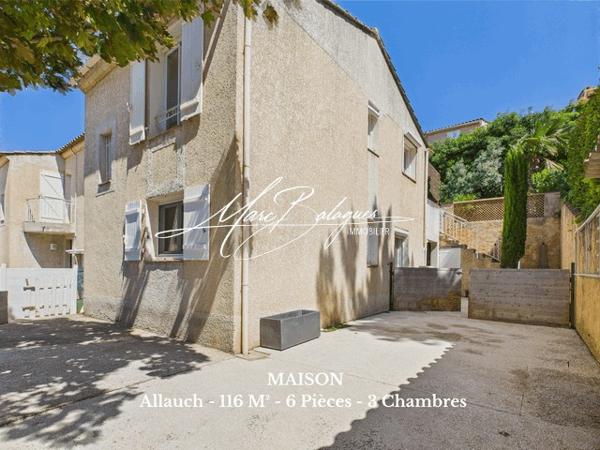 Allauch (13190) ALLAUCH - Maison Familiale An 90 - 116m² - Avec Piscine, calme absolu & énergie verte !