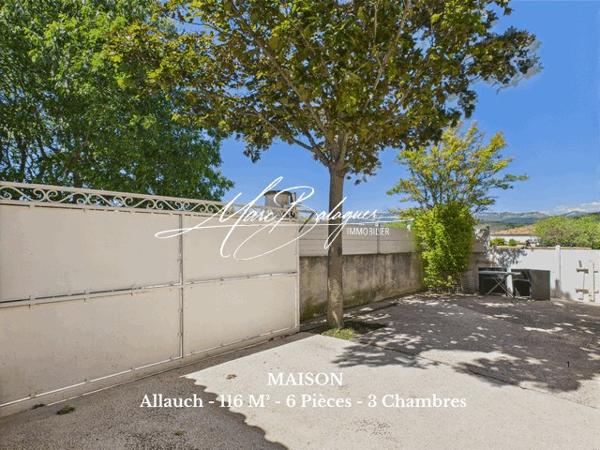Allauch (13190) ALLAUCH - Maison Familiale An 90 - 116m² - Avec Piscine, calme absolu & énergie verte !