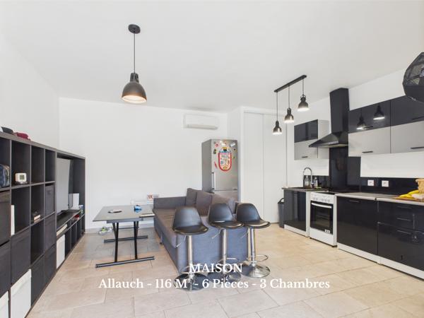 Allauch (13190) ALLAUCH - Maison Familiale An 90 - 116m² - Avec Piscine, calme absolu & énergie verte !