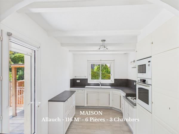 Allauch (13190) ALLAUCH - Maison Familiale An 90 - 116m² - Avec Piscine, calme absolu & énergie verte !