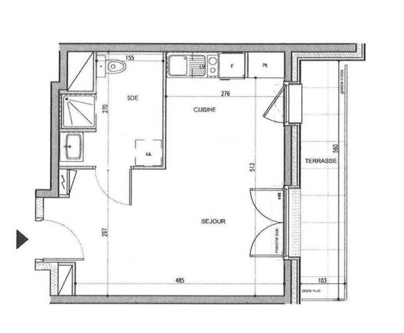 Appartement 2 pièces                                        - 44800 Saint-Herblain - Pelousière Réf : 12223