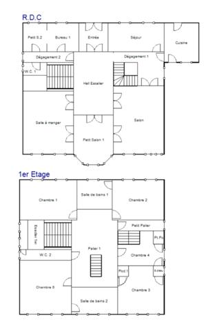 Dpt Nord (59), à vendre Hôtel Particulier d’Exception - 570m², Proche Cambrai et Futur Data Center - Terrain de 1500 m²