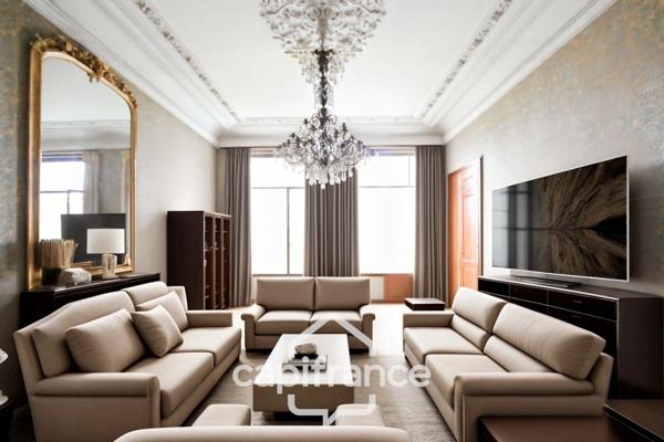 Dpt Nord (59), à vendre Hôtel Particulier d’Exception - 570m², Proche Cambrai et Futur Data Center - Terrain de 1500 m²