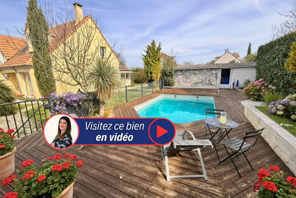Maison individuelle sur 1003m2 - DPE C - avec piscine
