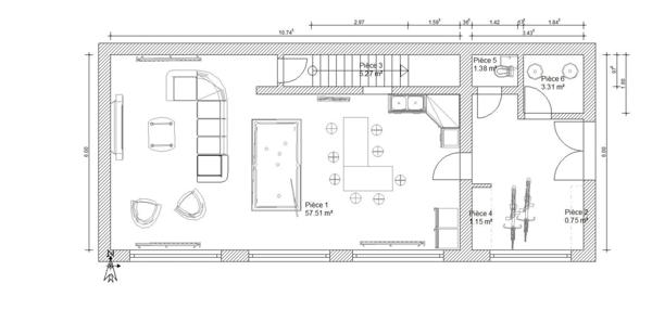 🏡 Immeuble / Appartement 155 m² – Colocation 5 Chambres – Rentabilité 9 % – Secteur Universitaire