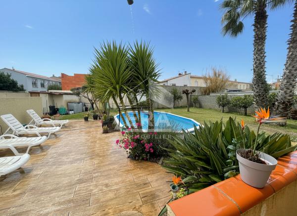 À VENDRE À CLAIRA : maison individuelle 6 pièces avec piscine et garage