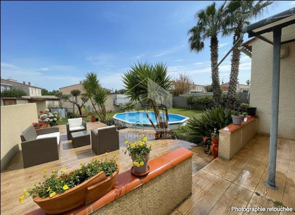 À VENDRE À CLAIRA : maison individuelle 6 pièces avec piscine et garage