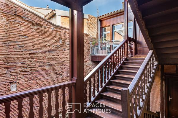 Appartement duplex en dernier étage aux Carmes