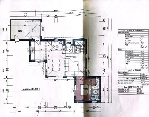 GRAU D'AGDE(34) PROJET CONSTRUCTION VILLA CONTEMPORAINE, TERRAIN 586 m2, ACCES MER PROCHE