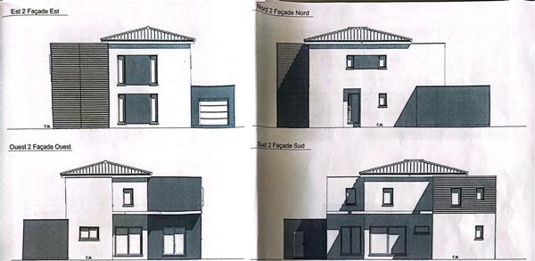 GRAU D'AGDE(34) PROJET CONSTRUCTION VILLA CONTEMPORAINE, TERRAIN 586 m2, ACCES MER PROCHE
