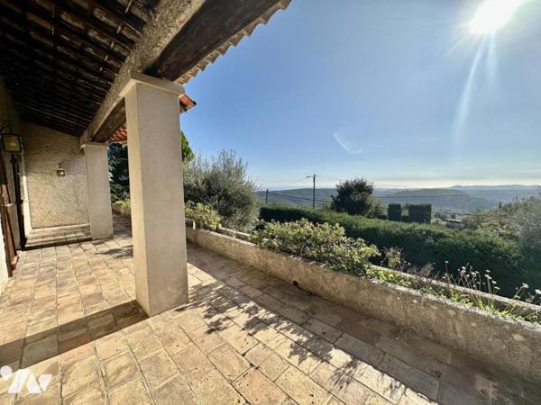 TOURETTES-SUR-LOUP - VILLA DE 94M² AVEC VUE MER