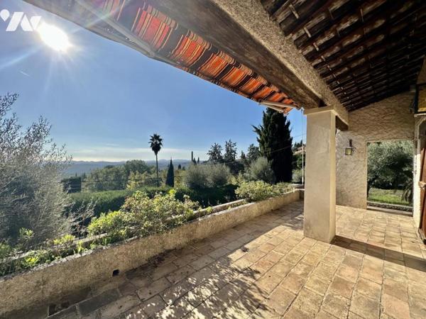 TOURETTES-SUR-LOUP - VILLA DE 94M² AVEC VUE MER