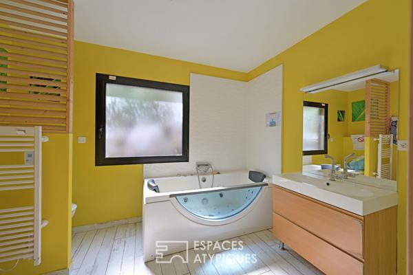 Villa contemporaine à ossature bois avec vue imprenable