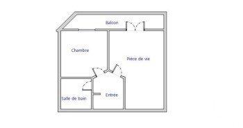 Appartement 3 pièces de 30 m² à LE CORBIER (73300)