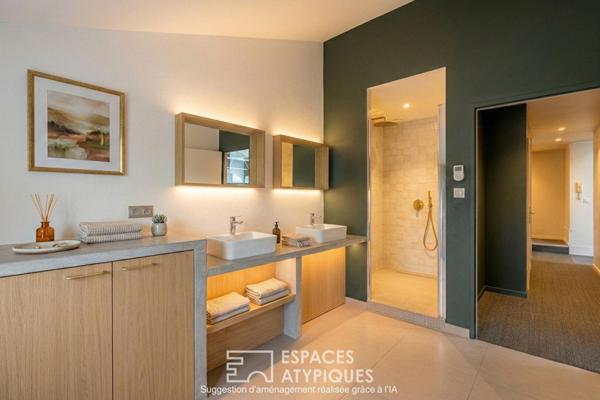 Loft dans un ancien atelier d’architecte et sa terrasse en coeur de ville