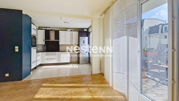 A louer : Saint Cyr l'Ecole - Appartement  meublé de 3 pièces de 68 m², avec parking en s/sol