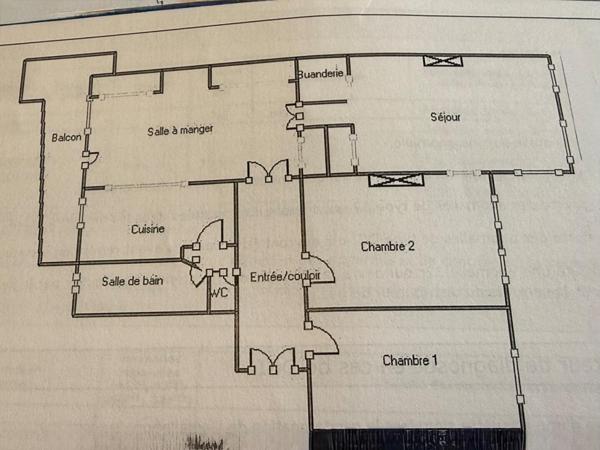 Appartement Chalon Sur Saone 4 pièce(s) 111m² dont  104 m2 (carrez)