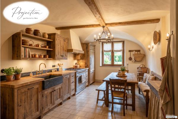 Maison de village à rénover 377 m² à Val-des-Prés avec jardin