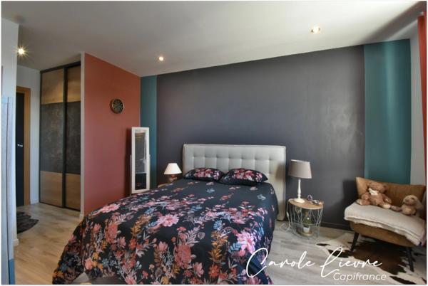 Maison contemporaine de 121 m² avec piscine – 3 chambres, dressing + bureau ou second dressing – Garage