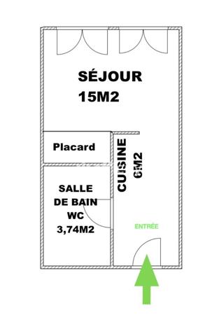 Appartement
         1 pièce
        - 25 m² Exclusivité 185 000 € *