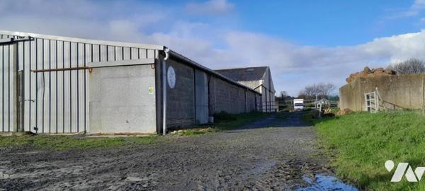 A VENDRE SAINT SERVAIS BATIMENT + TERRES