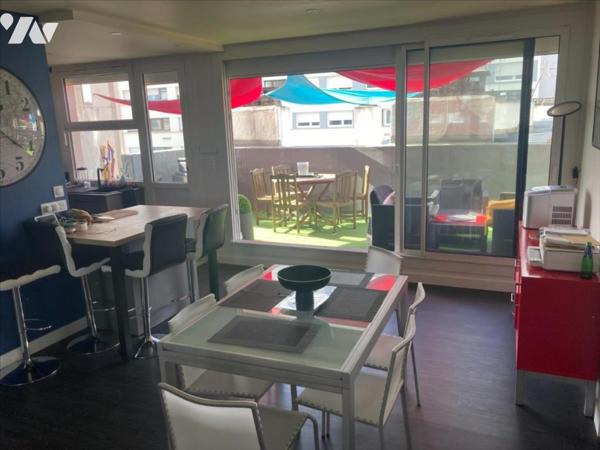 Lorient centre ,  Appartement T5  avec terrasses
