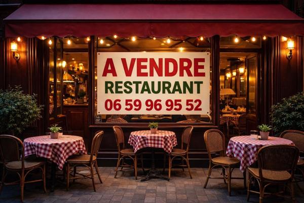 Restaurant 5 étoiles Google – Emplacement premium + parking