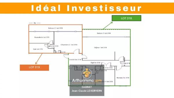 Vente Appartement 5 pièces 120 m2 à Saint-Brieuc