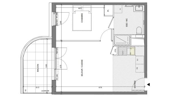 Appartement à vendre 2 pièces 40 m² Saint-Laurent-du-Var