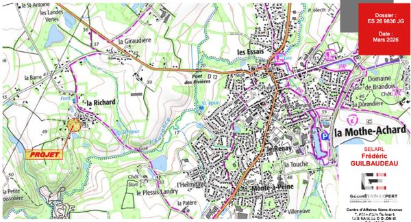 Terrain à vendre 650 m² Les Achards