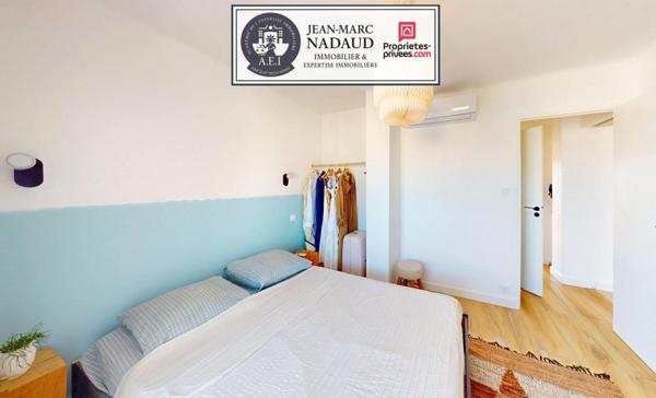 Appartement T3 centre-ville, entièrement rénové, dernier étage traversant, vue dégagée