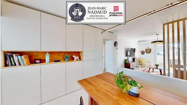 Appartement T3 centre-ville, entièrement rénové, dernier étage traversant, vue dégagée